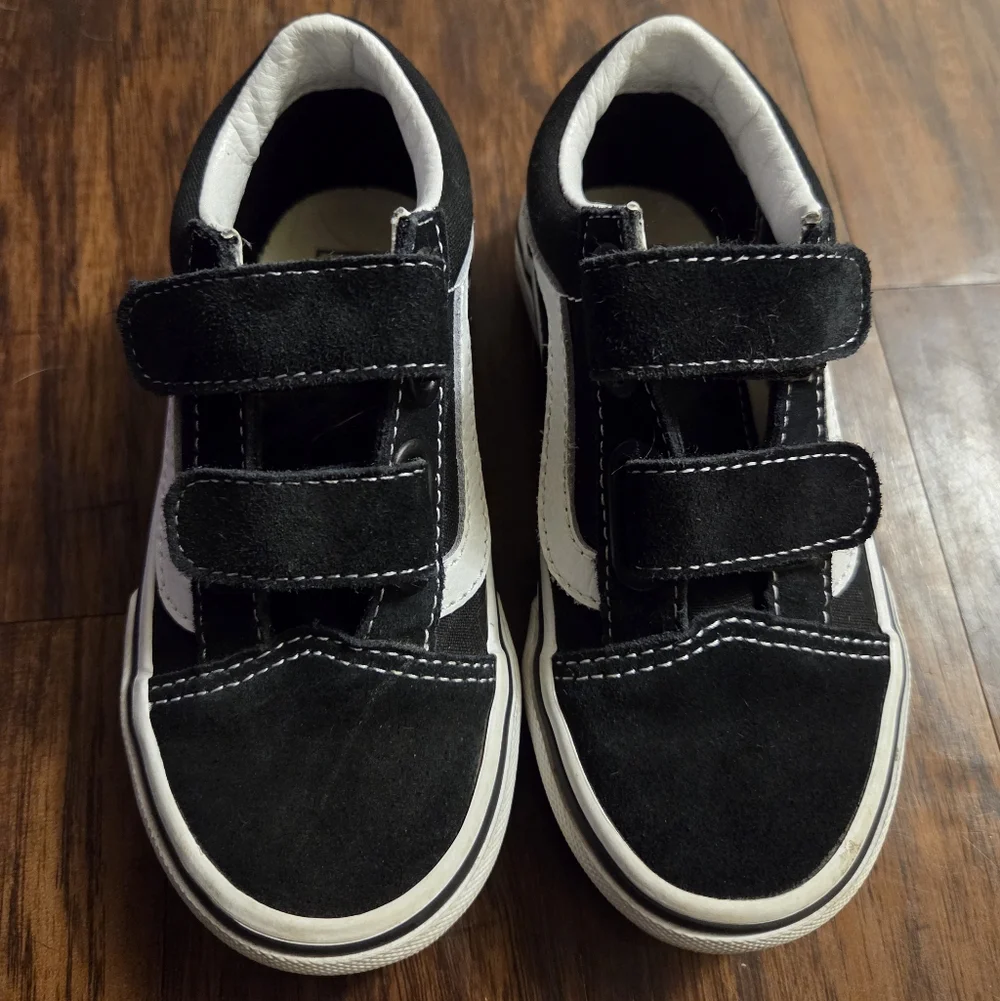 Vans Classic Velcro Skate Sneakers, Toddler Vans, Old School Vans, Kids Vans - Picture 8 of 8